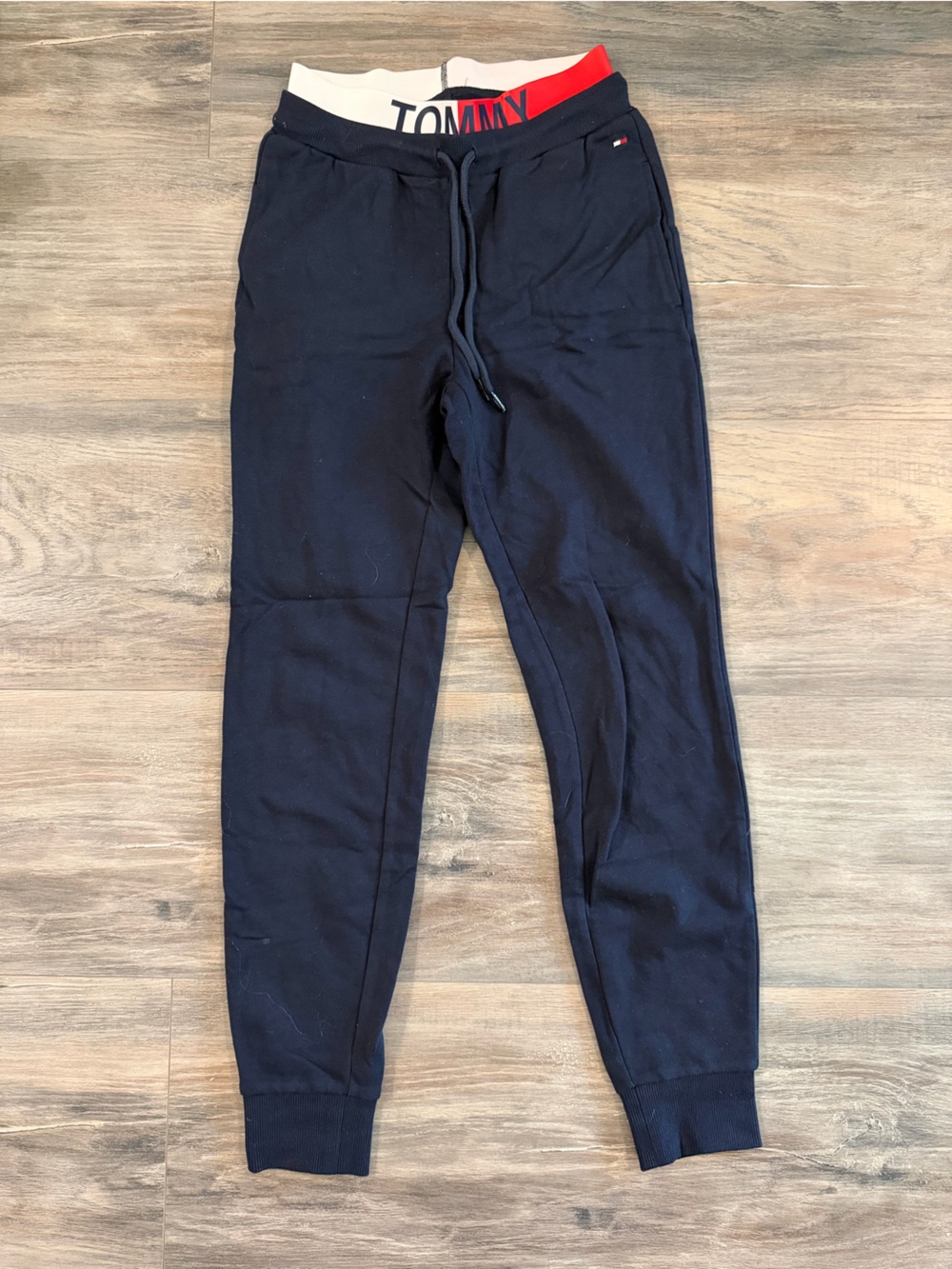 Tommy Hilfiger Black Joggers with Branded Waistband